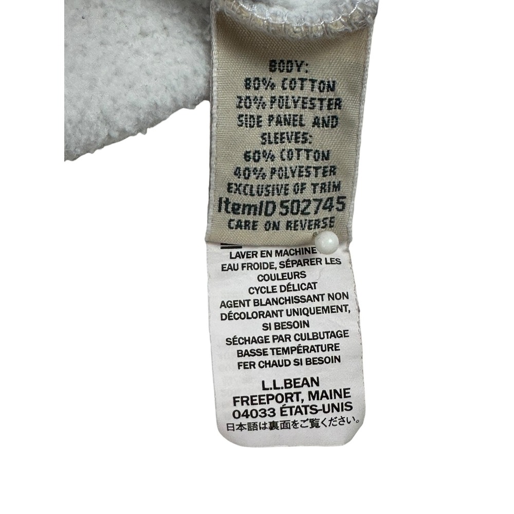 L.L. Bean Women's Quilted Quarter Zip Pullover Sweatshirt Gray Size Small - Picture 12 of 13